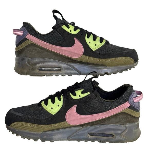 Nike Air Max Terrascape 90 Black Elemental Pink Running Shoes DM0033-003 Mens 9 - Picture 3 of 10